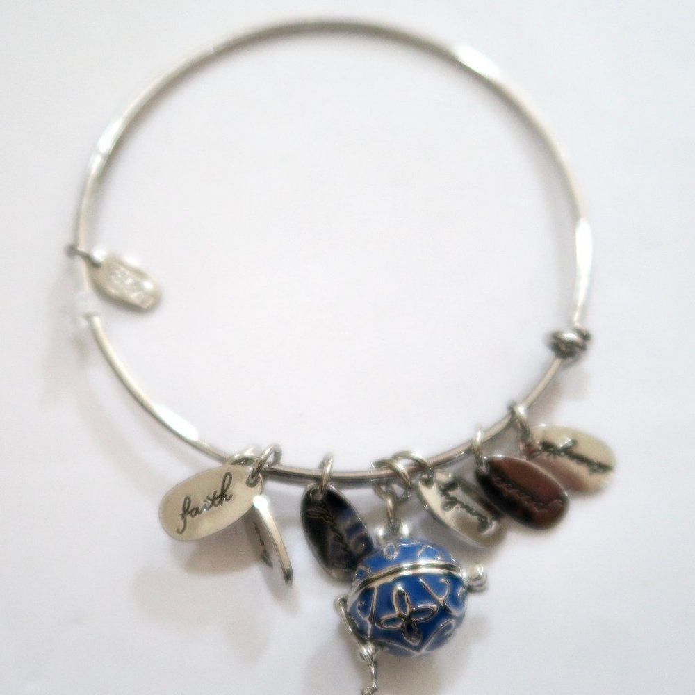 ALEXA'S ANGELS Blessings Box Charm Bangle bracelet